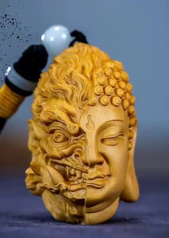 Taihang Cliff Cypress Buddha and Demon Mindfulness Handpiece