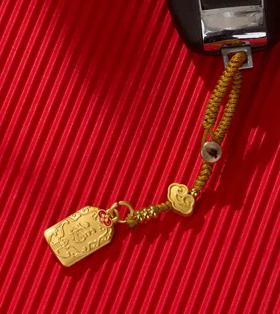 Handcrafted Traditional Chinese Style Safe Charm Phone Pendant