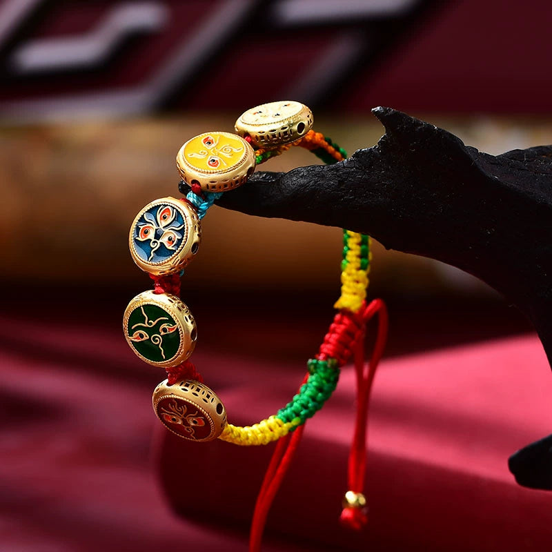 Tibetan Style Wealth-Attracting Handwoven Bracelet