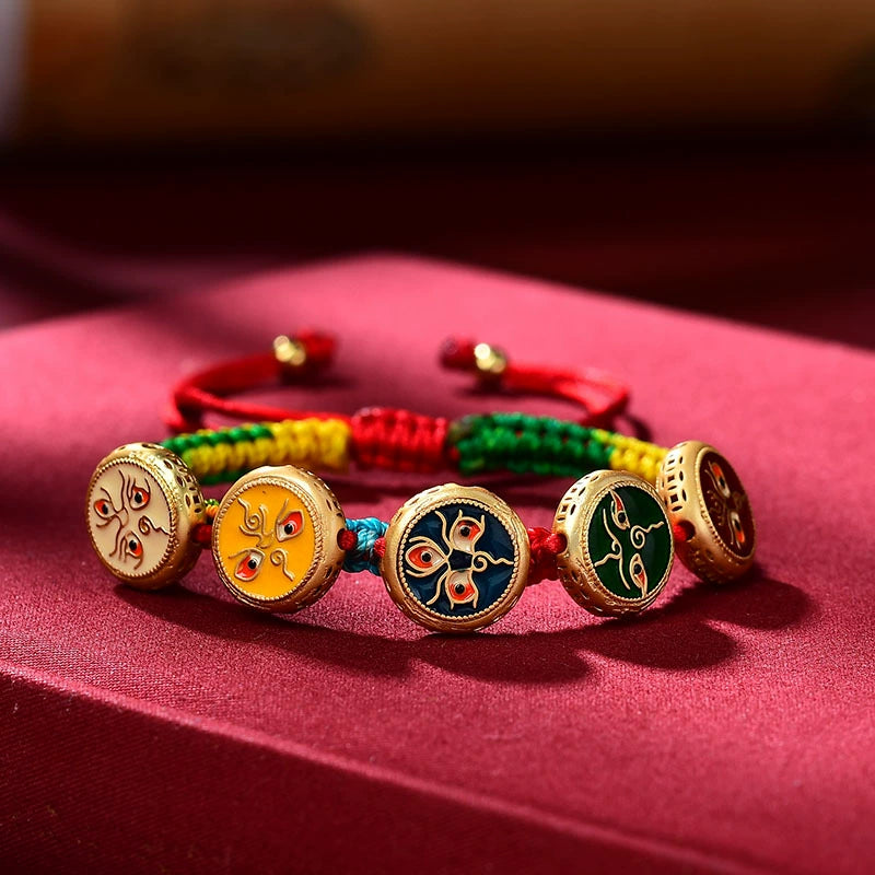 Tibetan Style Wealth-Attracting Handwoven Bracelet