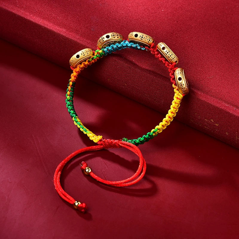 Tibetan Style Wealth-Attracting Handwoven Bracelet
