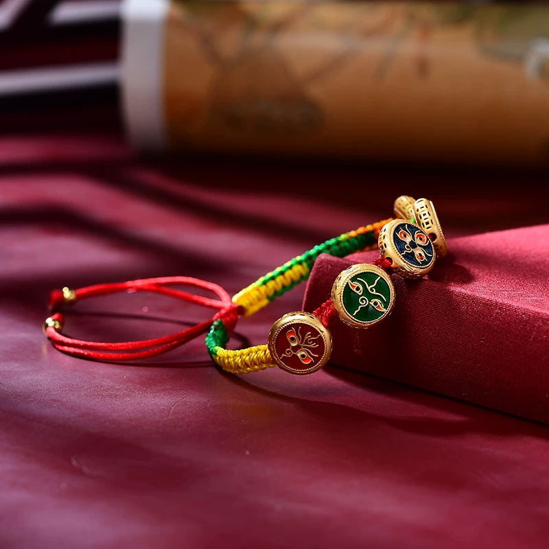 Tibetan Style Wealth-Attracting Handwoven Bracelet